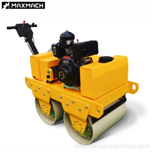 Diesel Engine Double Drums Mini Vibratory Compactor